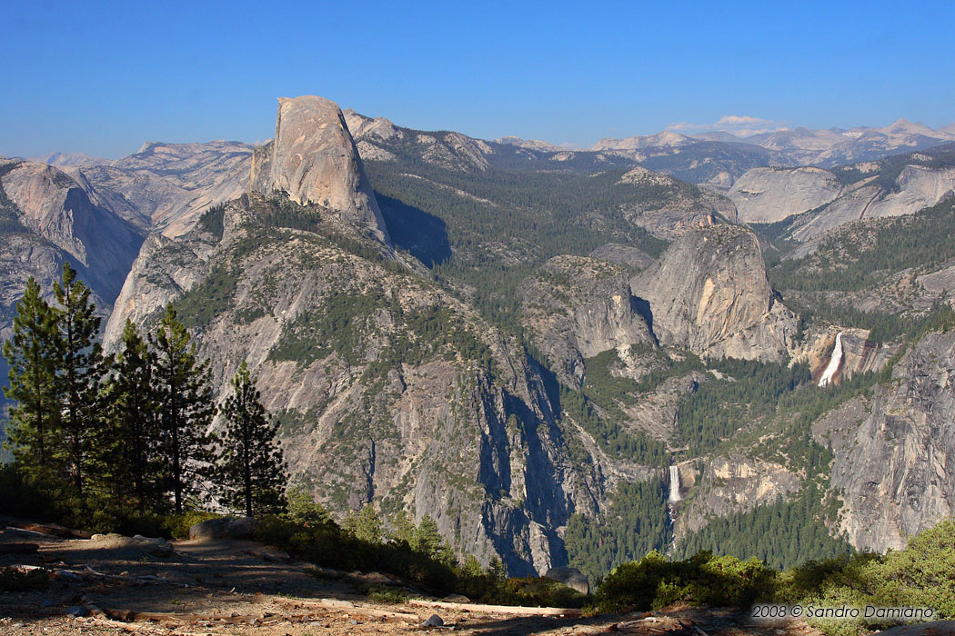 Panorama dello Yosemite dal Glacier Point