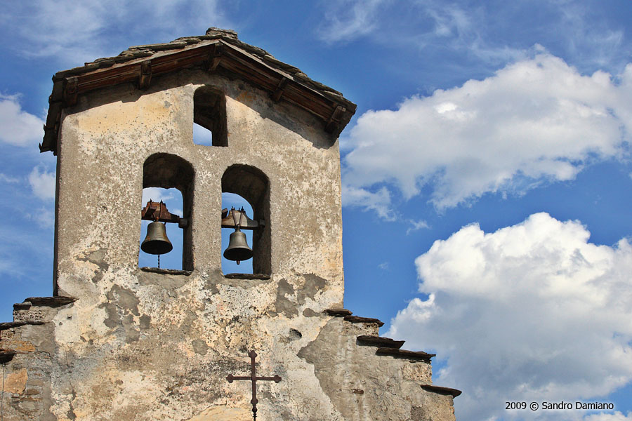 Il campanile a vela della chiesa di S.Antonio