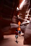Passeggiando all`interno dell`Antelope Canyon