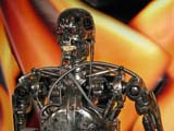 Lo scheletro metallico del famoso Terminator