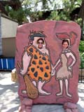 Sandro ed Erica vestiti da Flintstones!