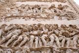 Particolare dei marmi a bassorilievo presenti nella facciata del Duomo di Orvieto
