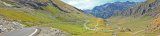 La strada impervia che sale verso il Colle dell'Agnello