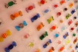 Caramelle di vetro colorato