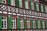 Particolare del graticcio delle case di Schiltach