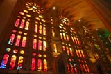 Incredibili colori delle finestre della Sagrada Família
