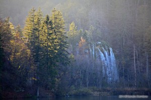 Ultime luci sulle cascate