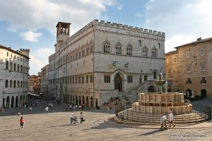 Piazza IV novembre a Perugia