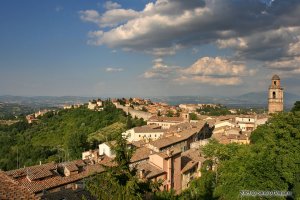 Scorcio del borgo storico di Perugia
